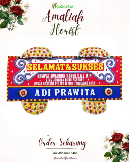 Papan Bunga Ucapan Selamat Genuksuran